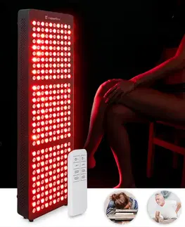 Infračervené panely Infračervený LED panel inSPORTline Lustar - 300 LED čierna