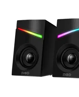 Predlžovacie káble CONNECT IT CSP-1100-BK - SADA 2x LED RGB Herný reproduktor 6W/5V čierna CSP-1100-BK