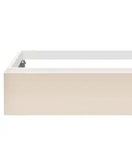 Kúpeľňový nábytok Kúpeľňová skrinka s umývadlom SAT Feel 100x30x46 cm pieskovo béžová mat SATFEEL100BEU1 SATFEEL100BEU1