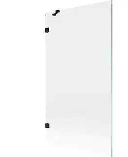 Sprchové dvere MEXEN/S - Lunar vaňová zástena FIX 100 x 150, transparent, čierna 897-100-000-70-00