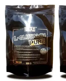 Glutamín 1+1 Zadarmo: L-Glutamin pure od Best Nutrition 500 g + 500 g
