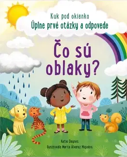 Leporelá, krabičky, puzzle knihy Čo sú oblaky? Kuk pod okienko - Katie Daynes,Marta Alvarez Miguens