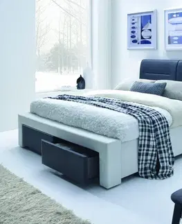 Postele Posteľ CASSANDRA S s úložným priestorom Halmar