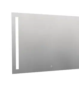 Kúpeľňové zrkadlá Naturel - Hranaté zrkadlo 120x70 cm s LED osvetlením, vykurovacia fólia, senzor s nastaviteľnou teplotou 2700-6500K, IP44 ZIL12070TLEDS ZIL12070TLEDS