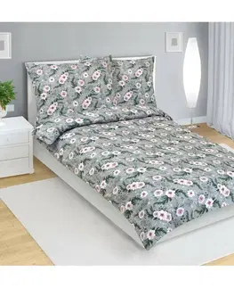 Obliečky Bellatex Bavlnené obliečky Ruže, 140 x 220 cm, 70 x 90 cm, 140 x 220 cm, 70 x 90 cm