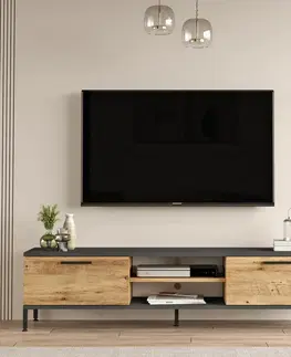 Konferenčné stolíky Televízny stolík Rio Atlantic Pine and Anthracite