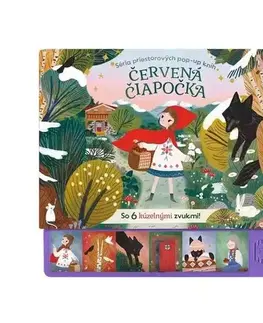 Zvukové knihy Červená čiapočka - Zvuková 3D kniha - Leanne Felton,Melinda Berti