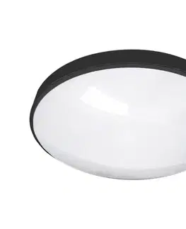 Svietidlá  LED Kúpeľňové stropné svietidlo CIRCLE LED/24W/230V 4000K pr. 37 cm IP44 čierna 0080001045
