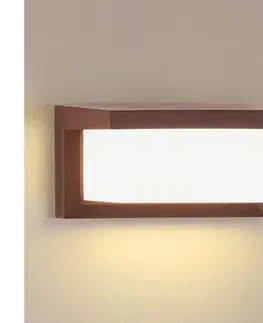 Svietidlá BRILAGI - LED vonkajšie nástenné svietidlo BRICKY LED/12W/230V hnedá IP54 BRI546