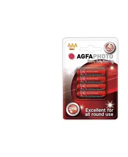 Predlžovacie káble  AGFAPHOTO AP-R03-4S - 4 ks Zinková batéria AAA 1,5V AP-R03-4S