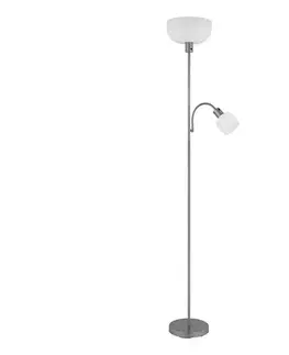 Lampy Globo 59947 - Stojacia lampa HINTON 1xE27/40W/230V + 1xE14/25W 59947