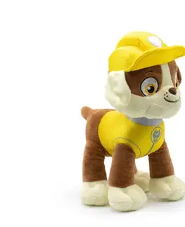 Plyšové a textilné zvieratká BARRADO PAW PATROL RUBBLE plyšová hračka 20cm