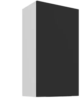 Kuchynské skrinky visiace Kuchynská skrinka Aria-BL/WH anti fingerprint 50G-90 1F