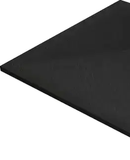 Vane MEXEN - Stone+ Sprchová vanička štvorcová 90x90, čierna 44709090