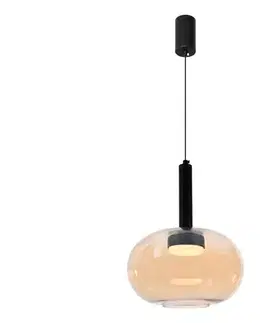 Svietidlá  Luster na lane BUENO 1xGX53/9W/230V pr. 25 cm dymovo-béžový 31-50465