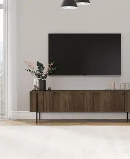 TV stolíky MAN TV stolík na nožičkách, orech