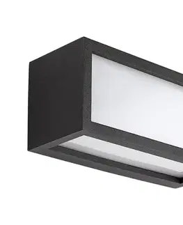 Svietidlá Rabalux 77099 - LED vonkajšie nástenné svietidlo LUBLIN LED/10W/230V IP54 čierna 77099