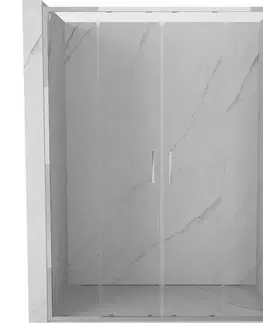 Sprchovacie kúty MEXEN/S - Exo dvojité posuvné sprchové dvere 160, transparent, chróm 8152-160-000-01-00