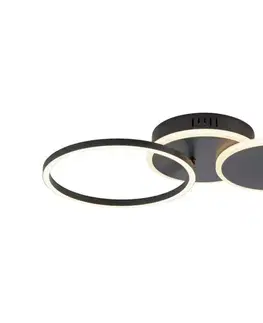 Svietidlá Leuchten Direkt 14116-18 - LED Stropné svietidlo SEVENT LED/25,5W/230V čierna 14116-18