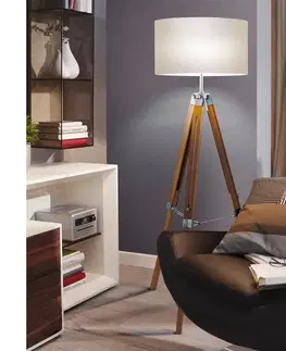 Lampy Eglo 44114 - Stojacia lampa LANTADA 1xE27/60W/230V 44114
