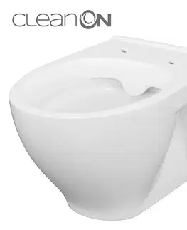 Záchody CERSANIT - ZÁVESNÁ WC MISA MODUO CLEANON BEZ SEDÁTKA K116-007-PT