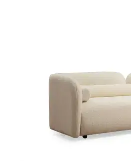 Pohovky a gauče Dvojmiestna pohovka Victoria Bouclette - Cream