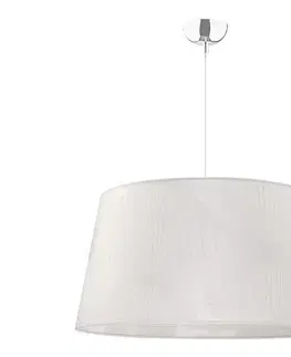 Svietidlá  - Luster na lanku TENOR 1xE27/40W/230V pr. 60 cm biela/listy 8234