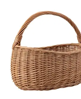 Nákupné tašky a košíky Kinekus Košík prútený 40x24xH15 cm, HH35 cm oválny