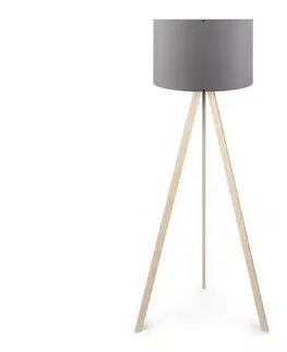Lampy  Stojacia lampa AYD 1xE27/60W/230V šedá/béžová 780SGN2423