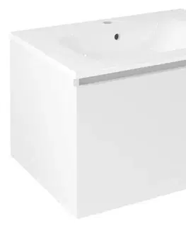 Kúpeľňový nábytok SAPHO - LOREA umývadlová skrinka 70x44x51,2cm, 1x zásuvka, biela mat LE070-3131