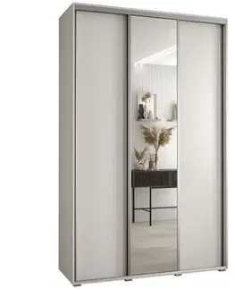 Šatníkové skrine Skriňa 45 Canaris 3 150 biela/silver
