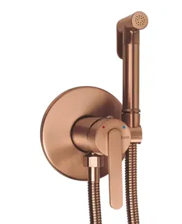 Kúpeľňové batérie REA - Podomietková bidetová batéria Ontario Brush Copper REA-B4505