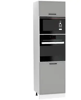 Kuchynské skrinky stojace Kuchynská skrinka Emily D60PK MV 2133 PL Dast Grey