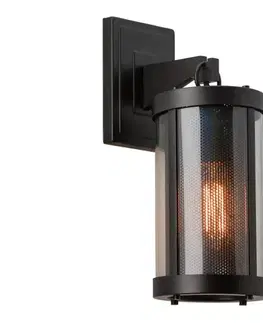 Svietidlá Elstead Feiss - Nástenné svietidlo BLUFFTON 1xE27/100W/230V čierna FE-BLUFFTON1