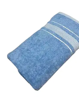 Uteráky Froté uterák deluxe Monako modrý 50x90cm TiaHome
