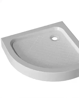 Sprchové vaničky Sprchová vanička polokrúhla Uni 80x80x13