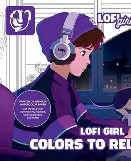 Maľovanky pre dospelých Lofi Girl Colors to Relax To - Lofi Girl