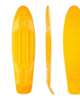 Skateboard dosky Doska pre pennyboard WORKER Spy 22.5*6" oranžová