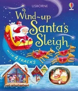3D, magnetické, priestorové knihy Wind-Up Santas Sleigh - Fiona Watt,Simona Sanfilippo