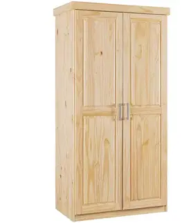 Šatníkové skrine Skriňa 30500303 Leon 2d Borovica Natural