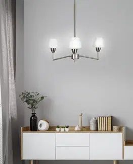 Nábytok Závesná stropná lampa 3X40W G9 matný nikel TOGO
