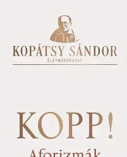 Novely, poviedky, antológie Kopp! - Kopátsy Sándor
