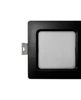 Svietidlá  LED Podhľadové svietidlo SQUARE LED/3W/230V 4000K 9x9 cm čierna 008 0001209