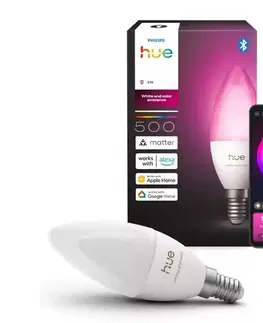 LED osvetlenie LED RGBW stmievateľná žiarovka Philips Hue WACA B39 E14/3,7W/230V 1000-20000K 8721103099242