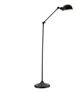 Lampy Markslöjd 108586 - Stojacia lampa PORTLAND 1xE27/40W/230V čierna 108586