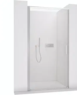 Sprchovacie kúty CERANO - Sprchové otočné dvere Porte L/P - 8 mm - chróm, transparentné sklo - 100x195 CER-413480