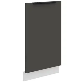 Dvierka a čelá zásuviek pre kuchynske skrinky Dvierka na umývačku Zm Aria-Gr/Wh Anti Fingerprint 713x446