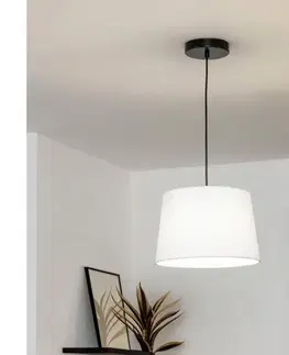 Svietidlá BRILAGI - LED závesný luster na lanku CERIA 1xE27/40W/230V pr. 30 cm biela BG3987+EG781035