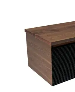 Kúpeľňový nábytok Koupelnová skříňka s krycí deskou Naturel Monza 79x30x45 cm ořech mat MONZA80BN MONZA80BN