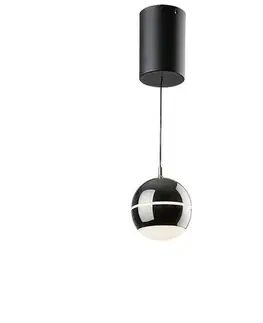 Svietidlá Rabalux 72246 nastaviteľný závesný LED luster Maelo, čierna